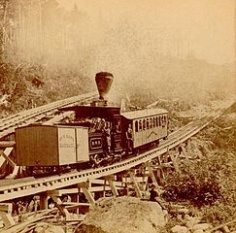 Die Zahnradbahn in den 1880er Jahren