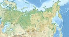 Topografische Karte von Russland
