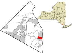 Der Ort im Rochester County und im Bundesstaat New York