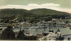 Sicht auf den Hafen, 1906