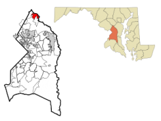 Lage in Maryland