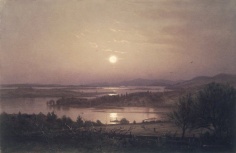Der See auf einem Bild von William Trost Richards, 1874