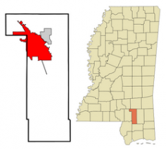 Hattiesburg im Bundesstaat Mississippi