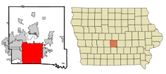 Des Moines im Bundesstaat Iowa