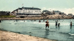 Der Strand von York im Jahr 1906