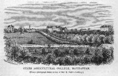 Der Campus im Jahr 1878