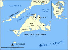 Karte von Martha's Vineyard