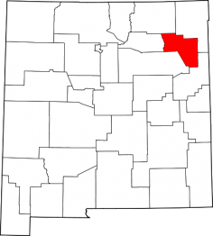 Das Harding County im Bundesstaat New Mexico
