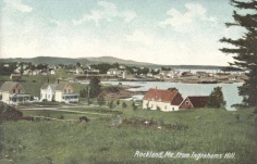 Sicht auf den Ort, 1908