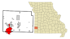 Joplin im Bundesstaat Missouri