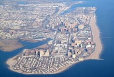 Coney Island aus der Luft gesehen