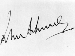 Autogramm von John F. Kennedy