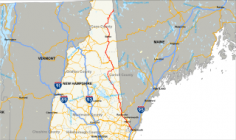 Der Highway in New Hampshire