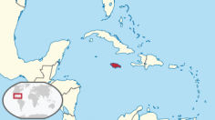 Lage von Jamaika in der Karibik