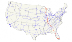 Die Route 41 in den USA
