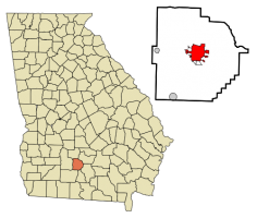 Tifton im Bundesstaat Georgia