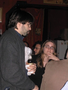Kelly Braffet (re.) und Joseph King im November 2005
