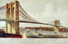 Die Brücke auf einem Druck aus dem Jahr 1877