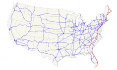 Die Route 1 im Osten der USA